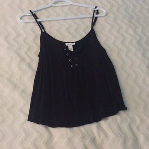 A black tank top